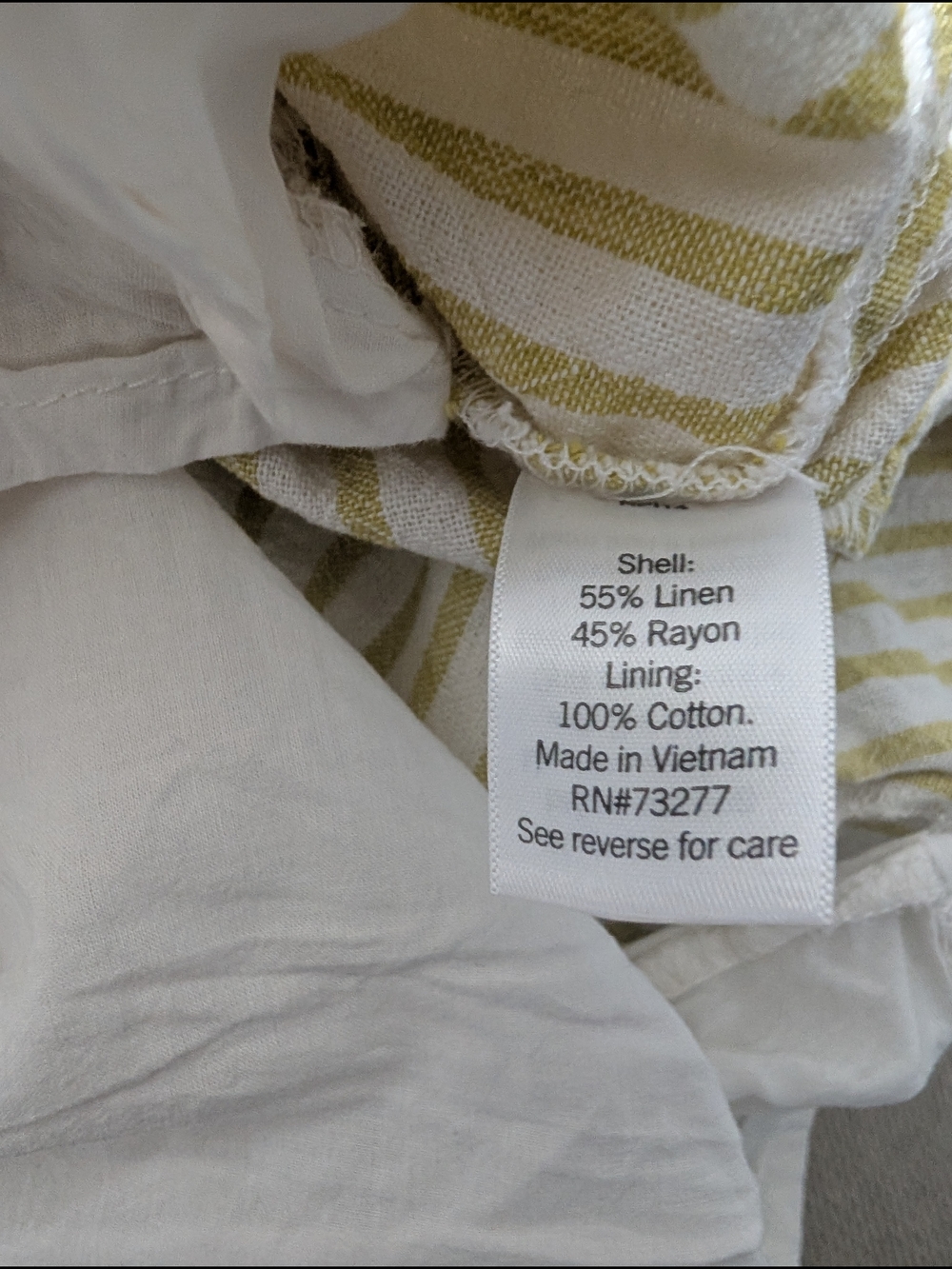 Sonoma Yellow and White Striped Maxi Dress - Picture 2 of 10